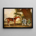 Eclips - George Stubbs — ingelijst kunstwerk aan de muur