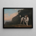 Foxhound - George Stubbs — ingelijst kunstwerk aan de muur