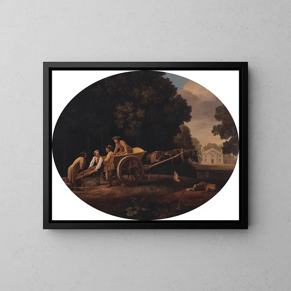 Arbeiders - George Stubbs — ingelijst kunstwerk aan de muur