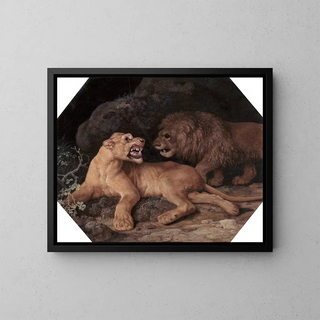 George Stubbs - Lion and Lioness.webp
