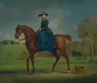 George Stubbs - The Countess of Coningsby in the Costume of the Charlton Hunt.webp