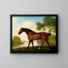 Een valstrikjager - George Stubbs — ingelijst kunstwerk aan de muur