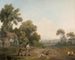Twee heren die op jacht gaan - George Stubbs — weergave van het kunstwerk