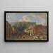 Vue de Thames Street à Windsor - George Vincent — ingelijst kunstwerk aan de muur
