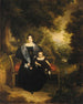 portret van een dame en een kind - George W. Twibill Jr — weergave van het kunstwerk
