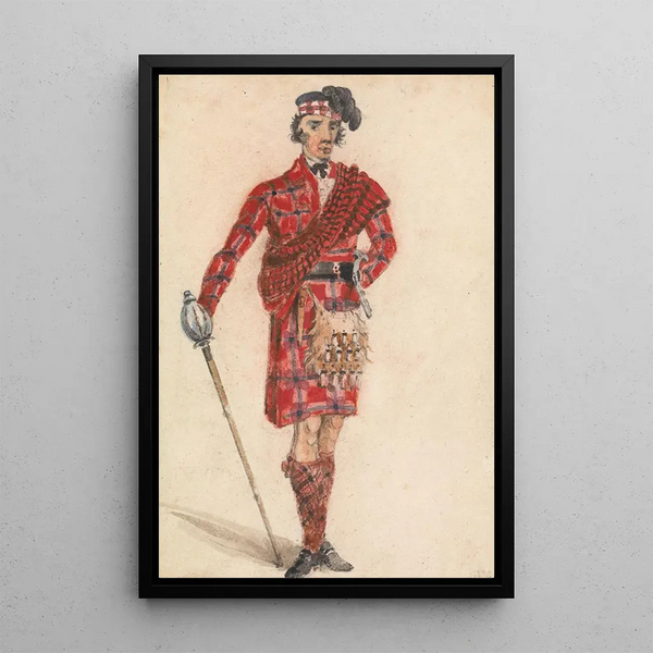 George Walker - Scotsman with Sword Modern Dress of a Highland Chieftan.webp