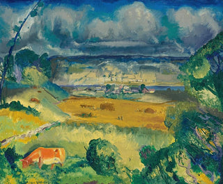 George Wesley Bellows - Clouds And Meadow.webp