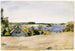 De baai van Gardiners vanaf Sag Harbor - George Wesley Bellows — weergave van het kunstwerk