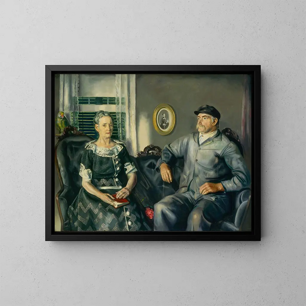 Monsieur en Madame Phillip Wase - George Wesley Bellows — ingelijst kunstwerk aan de muur