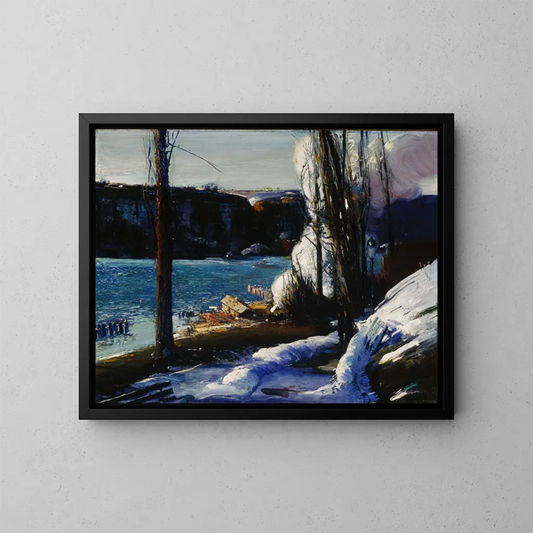 Les Palissades - George Wesley Bellows — ingelijst kunstwerk aan de muur