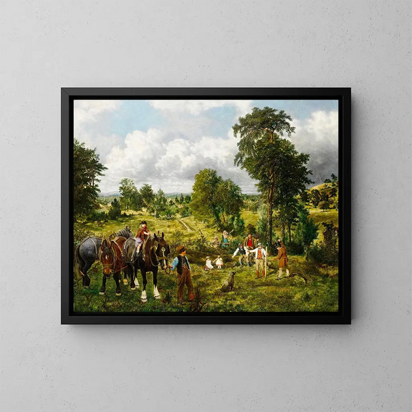 Het tuin van Engeland - George William Mote — ingelijst kunstwerk aan de muur