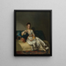 Nancy Parsons in Turkse jurk - George Willison — ingelijst kunstwerk aan de muur