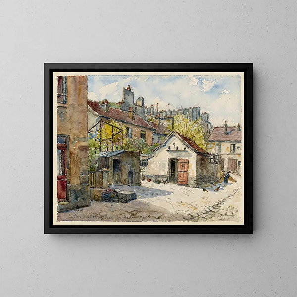 Le clos des Patriarches, 10 rue de l'Épée de Bois - Georges-Henri Manesse — framed artwork on a wall