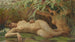 Nymphe ontdekt een zeemeermin in de rietvelden - Georges-Marie-Julien Girardot — weergave van het kunstwerk