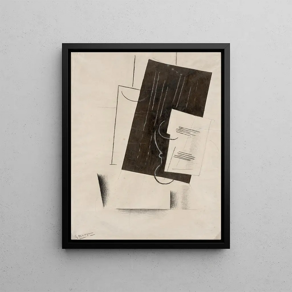 Georges Braque - Black and White Collage.webp
