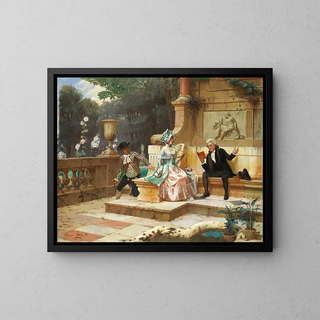 La note - Georges Devy — ingelijst kunstwerk aan de muur