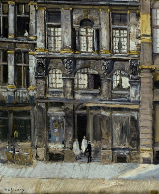 Georges Dufrnoy - Maison occupe par Victor Hugo sur la Grand Place Bruxelles en 1851 et 1852.webp