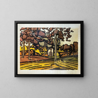 Georges Gaudion - House behind the trees.webp