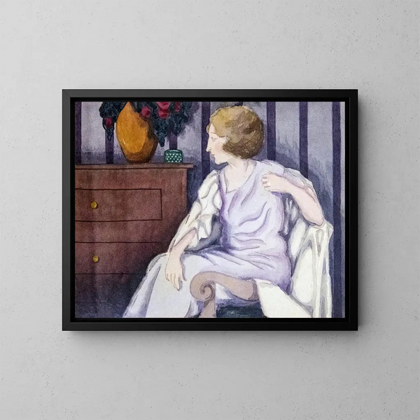 Light in an Interior - Georges Gaudion — framed artwork on a wall