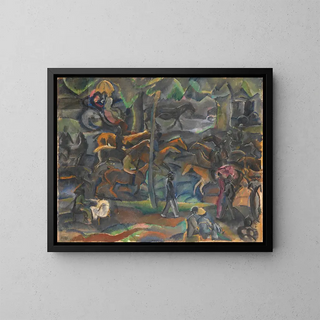 Georges Kars - Reiter und Flaneure im Park.webp