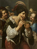 Man die linzen eet - Georges Lallemant — weergave van het kunstwerk