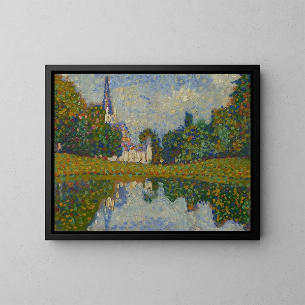 Dadizele - Georges Lemmen — framed artwork on a wall