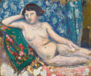 Het model - Georges Lemmen — weergave van het kunstwerk