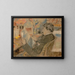 Portret van Jan Toorop - Georges Lemmen — ingelijst kunstwerk aan de muur