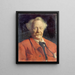 Nadar Félix Tournachon 1820-1910, ook bekend als fotograaf, ballonvaarder, tekenaar en schrijver - Georges Mita — ingelijst kunstwerk aan de muur