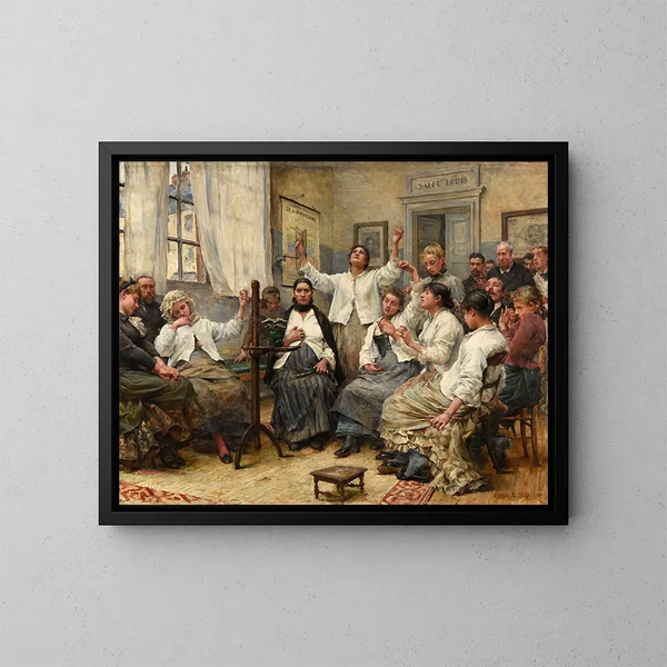 Les Factions de la Charité - Georges Moreau de Tours — framed artwork on a wall