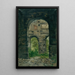 Interior view painting of the ruins of the former Court of Auditors, Quai d'Orsay - Georges Rouard — framed artwork on a wall