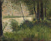 Rivieroevers met gras - Georges Seurat — weergave van het kunstwerk