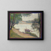 Grijze tijd aan de Grande Jatte - Georges Seurat — ingelijst kunstwerk aan de muur