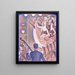 Le Chahut - Georges Seurat — ingelijst kunstwerk aan de muur
