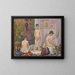 Les poseuses ensemble - Georges Seurat — ingelijst kunstwerk aan de muur