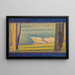 Boten aangelegd en bomen - Georges Seurat — ingelijst kunstwerk aan de muur