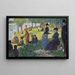 schets in olieverf voor La Grande Jatte - Georges Seurat — ingelijst kunstwerk aan de muur