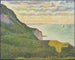 Marine schilderij in Port-en-Bessin, Normandië - Georges Seurat — weergave van het kunstwerk
