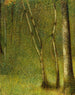 La Forêt de Pontaubert - Georges Seurat — weergave van het kunstwerk
