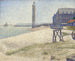 Het vuurtoren van Honfleur - Georges Seurat — weergave van het kunstwerk