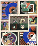 Collectie decors en kleuren Pl02 - Georges Valmier — weergave van het kunstwerk