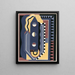 Collectie decors en kleuren Pl04 - Georges Valmier — ingelijst kunstwerk aan de muur