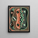 Collectie decors en kleuren Pl08 - Georges Valmier — ingelijst kunstwerk aan de muur