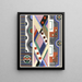 Collectie decors en kleuren Pl19 - Georges Valmier — ingelijst kunstwerk aan de muur