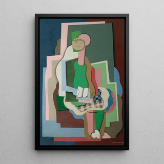 Georges Valmier - Jeune fille assise Portrait de la fille de lartiste.webp