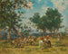 Des cavaliers démontent le camp - Georges Washington — weergave van het kunstwerk