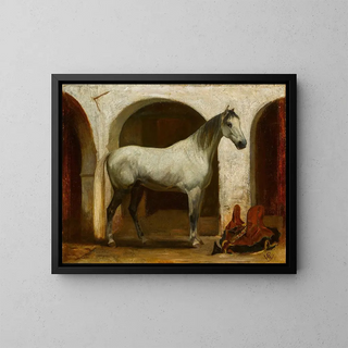 Idjri - Georges Washington — ingelijst kunstwerk aan de muur
