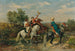 De Jacht op de valk - Georges Washington — weergave van het kunstwerk