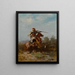 The Charge - Georges Washington — framed artwork on a wall