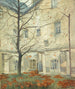 La Cour Lacordaire at the Carmelite Convent on Vaugirard Street - Georges-Émile Carette — artwork view
